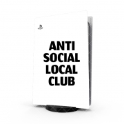 Autocollant Playstation 5 - Skin adhésif PS5 Anti Social Local Club Member