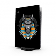 Autocollant Playstation 5 - Skin adhésif PS5 Anubis Egyptian