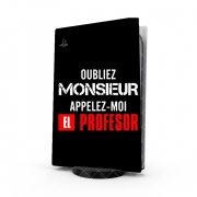 Autocollant Playstation 5 - Skin adhésif PS5 Appelez Moi El Professeur