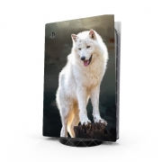 Autocollant Playstation 5 - Skin adhésif PS5 Arctic wolf