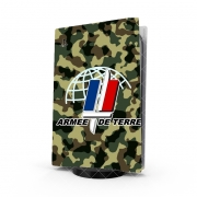 Autocollant Playstation 5 - Skin adhésif PS5 Armee de terre - French Army