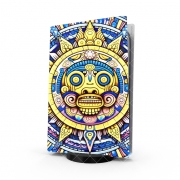 Autocollant Playstation 5 - Skin adhésif PS5 Aztec God Shield