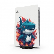 Autocollant Playstation 5 - Skin adhésif PS5 Baby Shark 