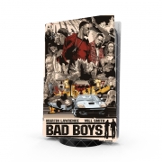 Autocollant Playstation 5 - Skin adhésif PS5 Bad Boys FanArt