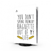 Autocollant Playstation 5 - Skin adhésif PS5 Baguette out of my life