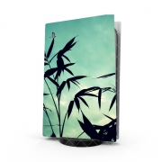 Autocollant Playstation 5 - Skin adhésif PS5 Bamboo in the Nature