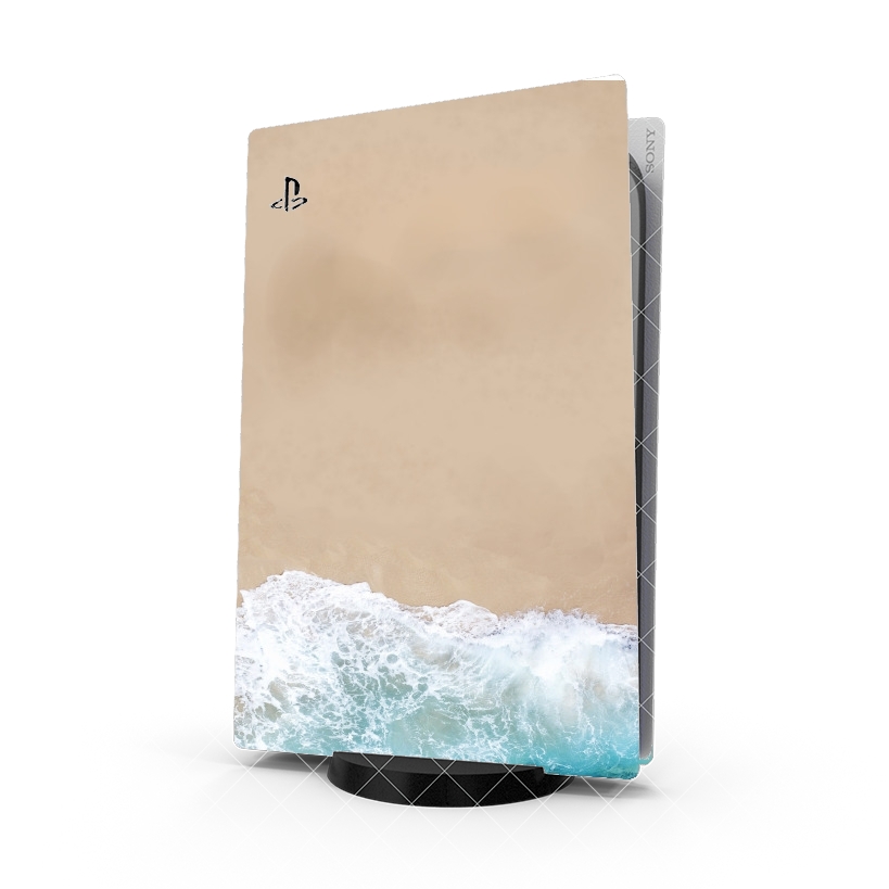 Autocollant Playstation 5 - Skin adhésif PS5 Beach Sky View