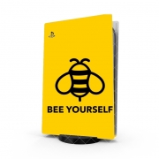 Autocollant Playstation 5 - Skin adhésif PS5 Bee Yourself Abeille