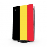 Autocollant Playstation 5 - Skin adhésif PS5 Drapeau Belgique