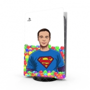 Autocollant Playstation 5 - Skin adhésif PS5 Big Bang Theory: Dr Sheldon Cooper