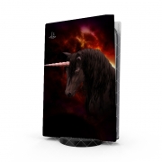 Autocollant Playstation 5 - Skin adhésif PS5 Black Unicorn