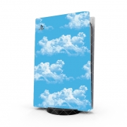 Autocollant Playstation 5 - Skin adhésif PS5 Blue Clouds