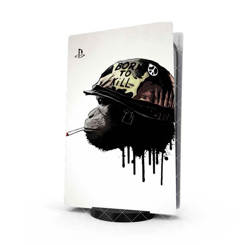 Autocollant Playstation 5 - Skin adhésif PS5 Born To Kill