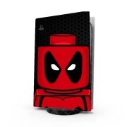 Autocollant Playstation 5 - Skin adhésif PS5 Bricks Deadpool