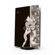 Autocollant Playstation 5 - Skin adhésif PS5 Brown Elegance