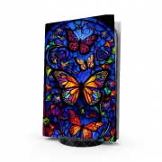 Autocollant Playstation 5 - Skin adhésif PS5 Butterfly Crystal