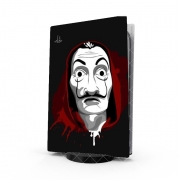 Autocollant Playstation 5 - Skin adhésif PS5 Casa Mask Papel