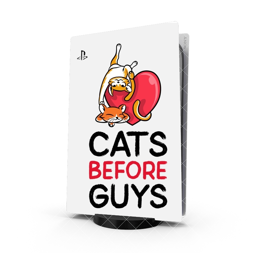 Autocollant Playstation 5 - Skin adhésif PS5 Cats before guy