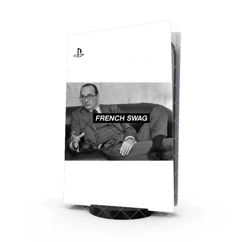 Autocollant Playstation 5 - Skin adhésif PS5 Chirac French Swag