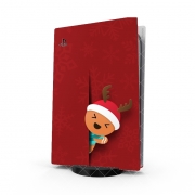 Autocollant Playstation 5 - Skin adhésif PS5 Christmas cookie