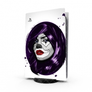 Autocollant Playstation 5 - Skin adhésif PS5 Clown Girl