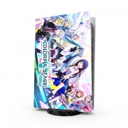 Autocollant Playstation 5 - Skin adhésif PS5 Colorful stage project sekai