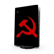 Autocollant Playstation 5 - Skin adhésif PS5 Communiste faucille et marteau
