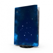 Autocollant Playstation 5 - Skin adhésif PS5 Constellations of the Zodiac: Aquarius