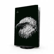 Autocollant Playstation 5 - Skin adhésif PS5 cracked Bald eagle 