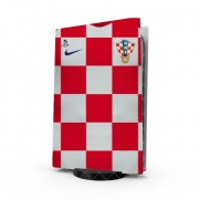 Autocollant Playstation 5 - Skin adhésif PS5 Croatia World Cup Russia 2018