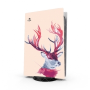 Autocollant Playstation 5 - Skin adhésif PS5 Deer paint