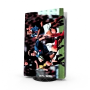Autocollant Playstation 5 - Skin adhésif PS5 Dominici Tribute Rugby