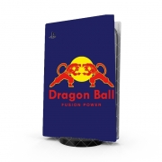 Autocollant Playstation 5 - Skin adhésif PS5 Dragon Joke Red bull