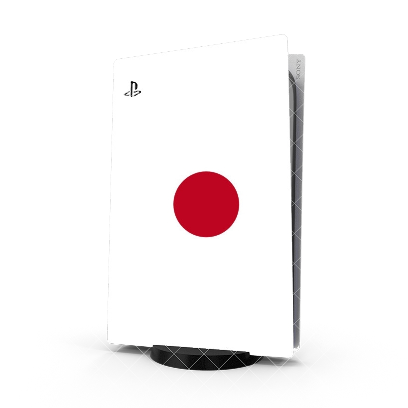 Autocollant Playstation 5 - Skin adhésif PS5 Drapeau Japon
