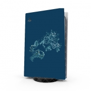 Autocollant Playstation 5 - Skin adhésif PS5 Dreaming Alice