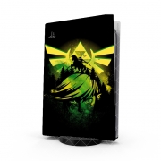 Autocollant Playstation 5 - Skin adhésif PS5 Face of Hero of time