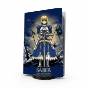 Autocollant Playstation 5 - Skin adhésif PS5 Fate Zero Fate stay Night Saber King Of Knights