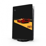 Autocollant Playstation 5 - Skin adhésif PS5 Ferrari F40 Art Fan