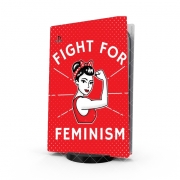 Autocollant Playstation 5 - Skin adhésif PS5 Fight for feminism