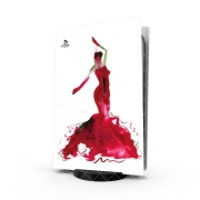 Autocollant Playstation 5 - Skin adhésif PS5 Flamenco Danseuse