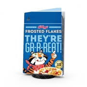 Autocollant Playstation 5 - Skin adhésif PS5 Food Frosted Flakes