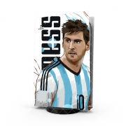 Autocollant Playstation 5 - Skin adhésif PS5 Lionel Messi - Argentine