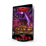 Autocollant Playstation 5 - Skin adhésif PS5 Godzilla War Machine