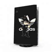 Autocollant Playstation 5 - Skin adhésif PS5 Goku Bad Guy Adidas Jogging