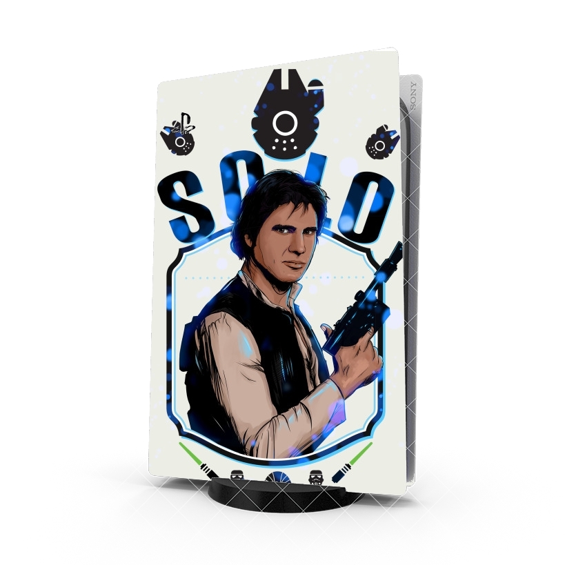Autocollant Playstation 5 - Skin adhésif PS5 Han Solo from Star Wars 