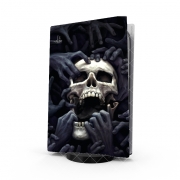 Autocollant Playstation 5 - Skin adhésif PS5 Hand on Skull