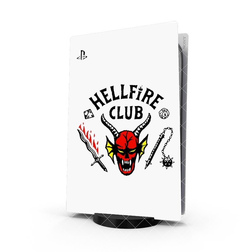 Autocollant Playstation 5 - Skin adhésif PS5 Hellfire Club