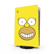 Autocollant Playstation 5 - Skin adhésif PS5 Homer Face