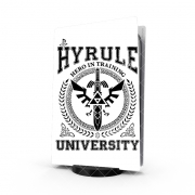 Autocollant Playstation 5 - Skin adhésif PS5 Hyrule University Hero in trainning
