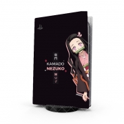 Autocollant Playstation 5 - Skin adhésif PS5 I am Kamado Nezuka